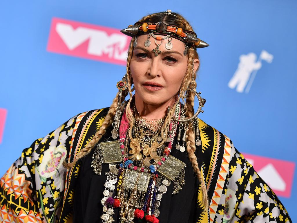 Madonna joined other celebrities in speaking out against George Floyd’s killing. Picture: ANGELA WEISS / AFP.