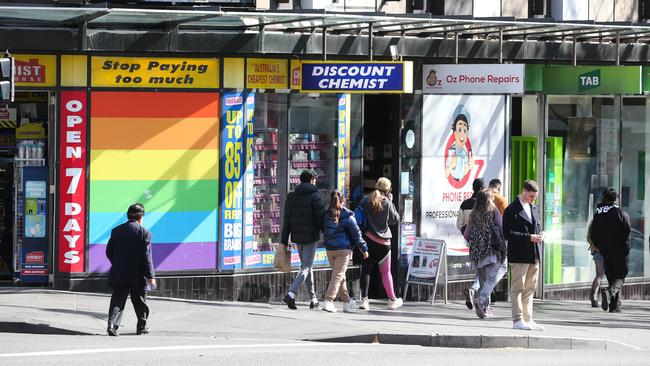 Oxford Street, a once-bustling neighbourhood, is unrecognisable. Picture: NewsWire / Gaye Gerard