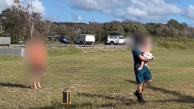 The Bundaberg-based RACQ LifeFlight Rescue helicopter has airlifted a toddler to hospital, after he was attacked by a dingo on Fraser Island, early this morning. It's believed the child, who was holidaying with his family, had been playing outside a house, when neighbors heard a commotion. They reportedly went to investigate and saw a dingo attacking the toddler., They intervened and emergency services were called in. Picture RACQ LifeFlight