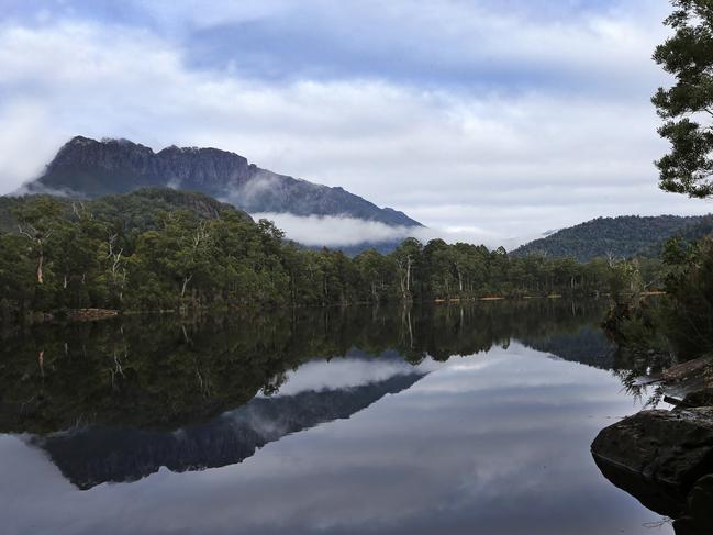 Lake Rosebery and Mount Murchison near Tullah. PICTURE CHRIS KIDD