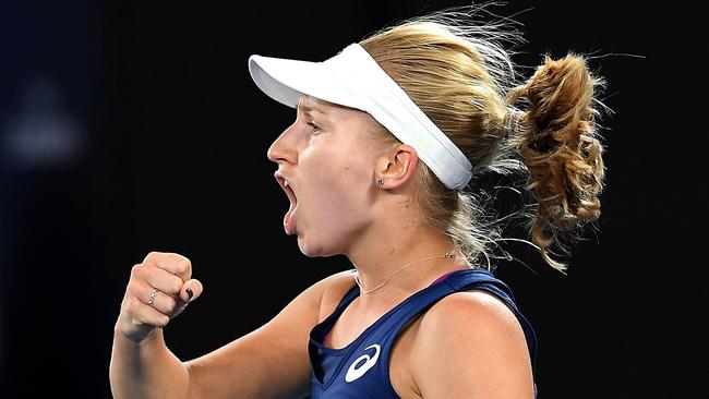 Daria Gavrilova is through to the round of 16. Photo: AAP Image/Julian Smith