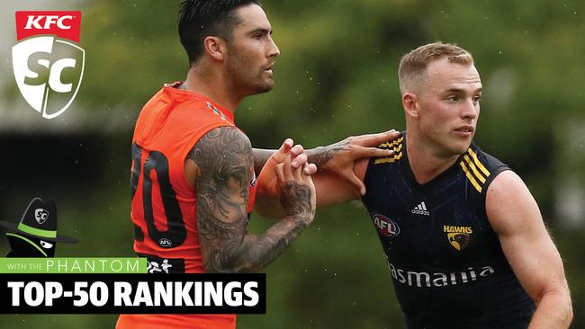 SuperCoach 2020: The Phantom's Top-50 Player rankings