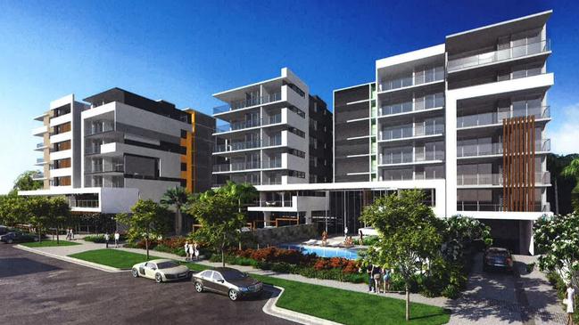 A controversial development on Blake Street in The Gardens.
