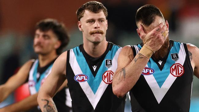 Port Adelaide is set to play hardball with Peter Ladhams. Picture: Getty Images