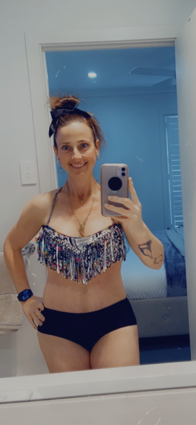 Karen said she can now rock a bikini with confidence. Picture: Supplied