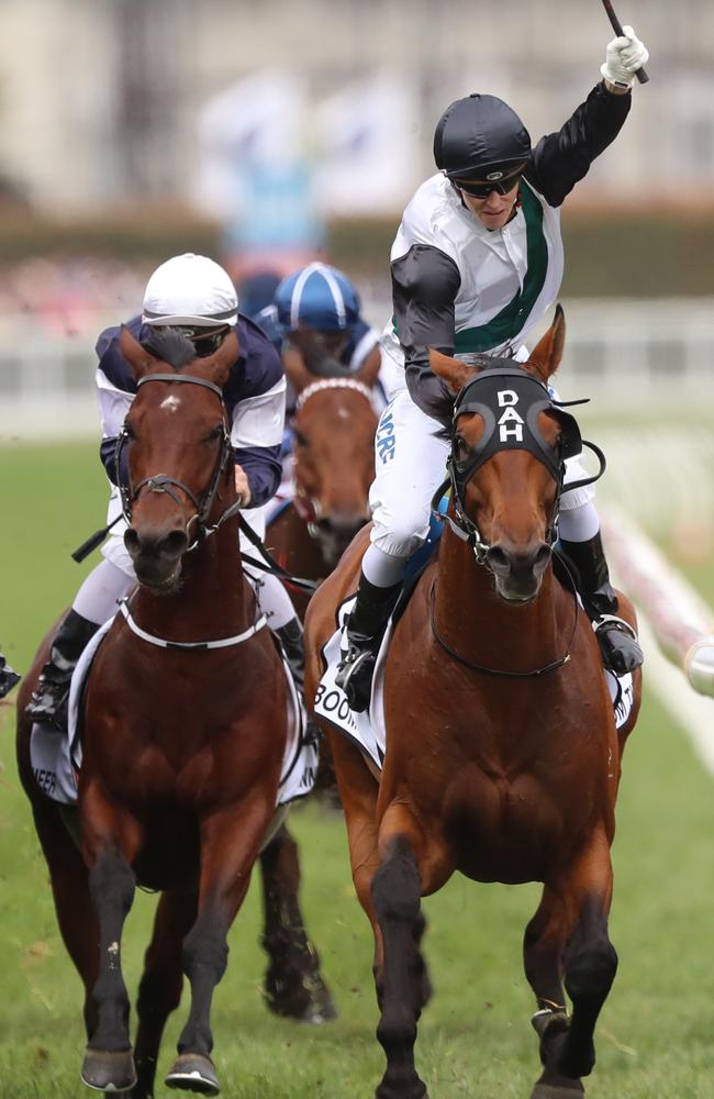 Caulfield Cup won by Boom Time. Picture: Alex Coppel