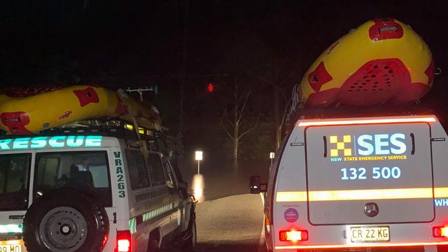 WORKING TOGETHER: Northern Rivers Volunteer Rescue Association members formed a strike team and are working out of Port Macquarie to assist their emergency services colleagues with flood and storm rescues.