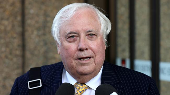 Clive Palmer has been one of the most vocal critics of vaccine mandates. Picture: Damian Shaw