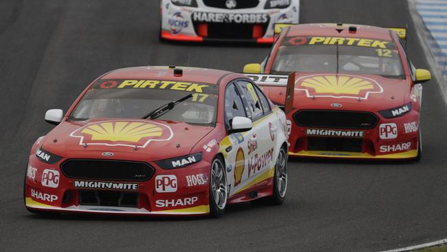 Friday. Phillip Island 500 Supercars. Pic: Mark Horsburgh