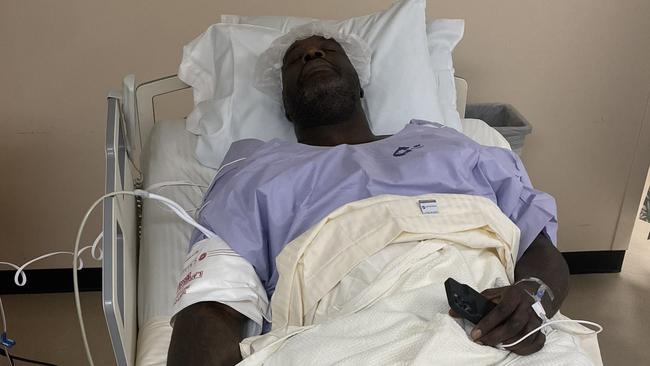 Shaquille O'Neal didn't explain the photo. Image: Twitter.