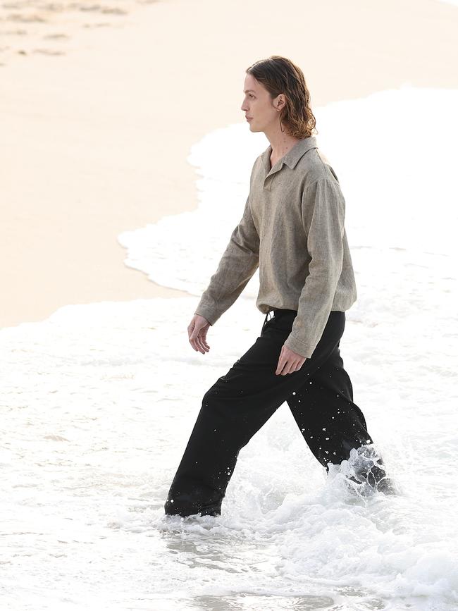 The Commas fashion show at Tamarama Beach. Picture: NCA NewsWire / Dylan Coker