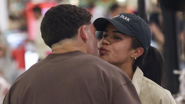 Cleary and Fowler reunited at the Sydney Airport. Credit MEDIA MODE