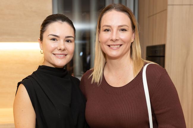 Chloe Ware and Kylie Dowse at the Beach House Launch, The Pulse April 18 2023. Picture: Celeste Humphrey