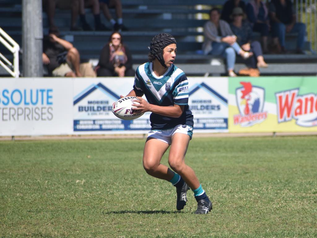Zach Keating in Mercy College's semi final win over Ignatius Park in the Cowboys Challenge, August 25, 2021. Picture: Matthew Forrest