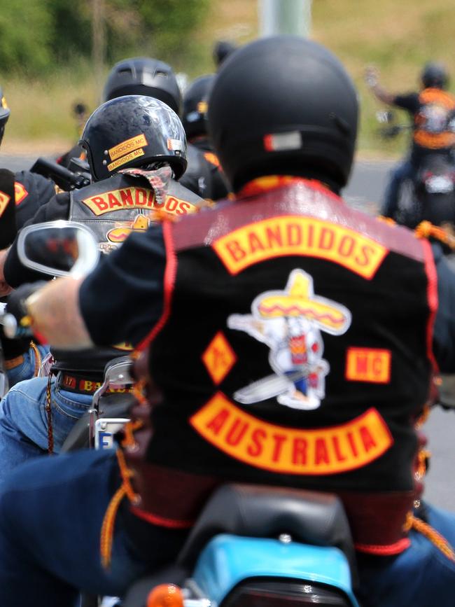 Bikies are at the centre of ice distribution across regional Australia. Picture: Chris Kidd