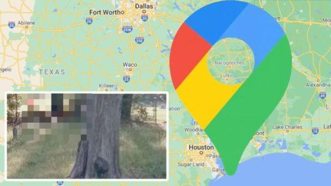 creepy thing spotted in google street