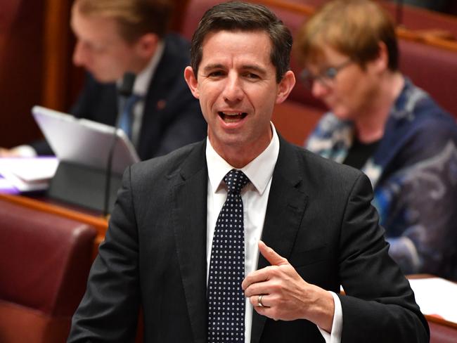 Education Minister Simon Birmingham says funding changes for the university sector announced in December will help drive change. Picture: AAP