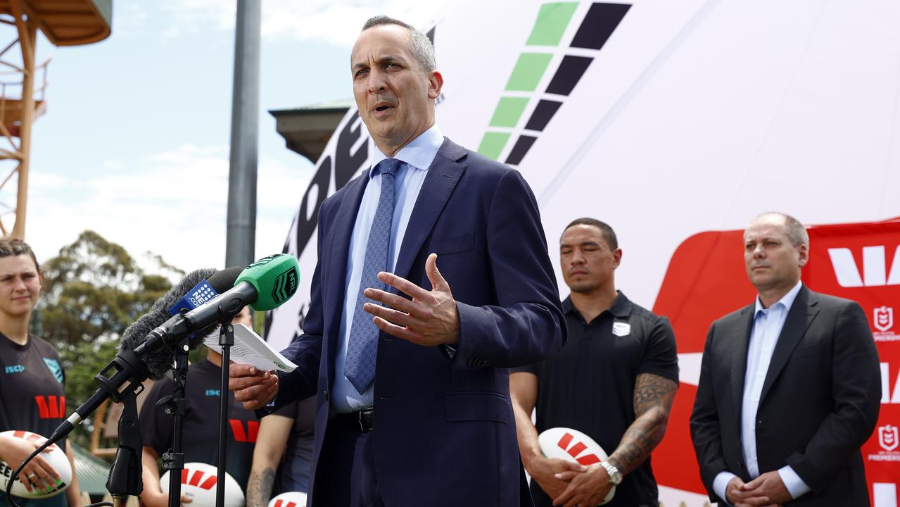 NRL CEO Andrew Abdo. Picture: Richard Dobson