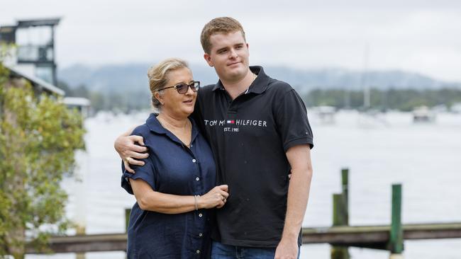 Dawn Lorraine Fraser and son Jackson. Picture Lachie Millard