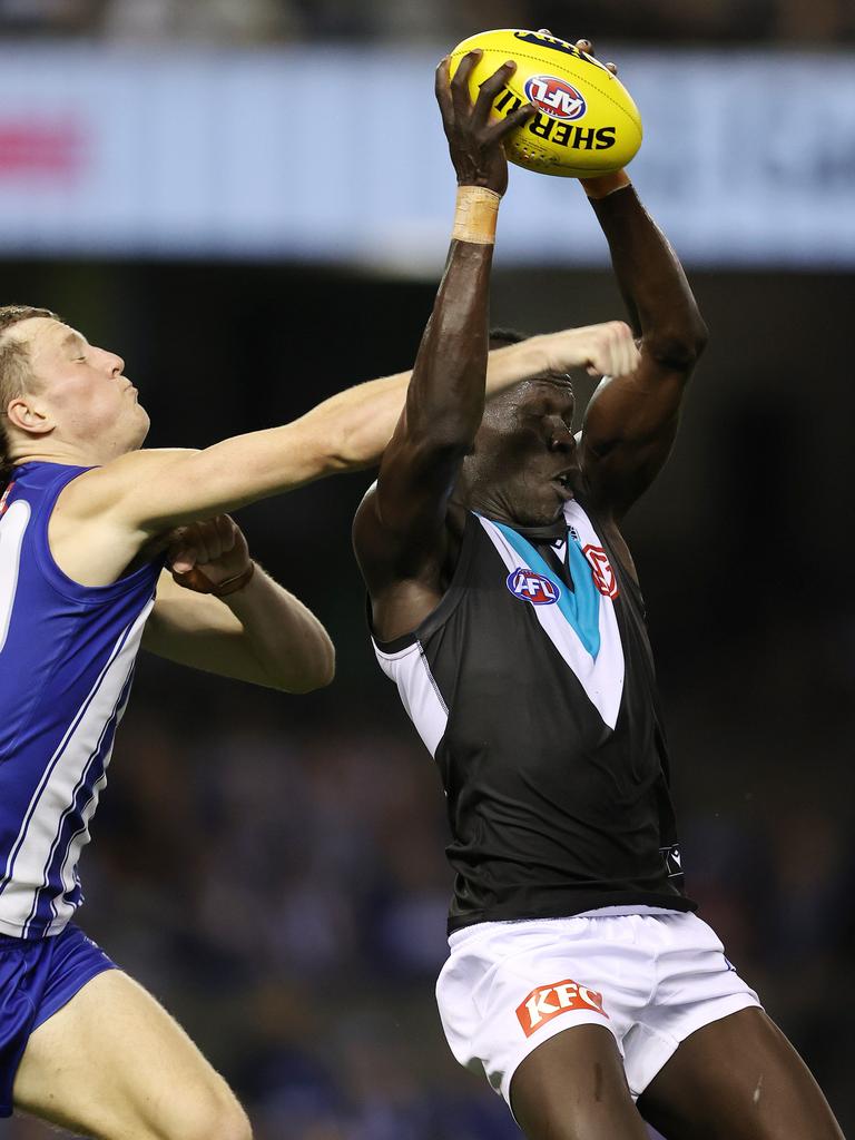 Aliir has conceded just one goal across the first two rounds. Picture: Michael Klein