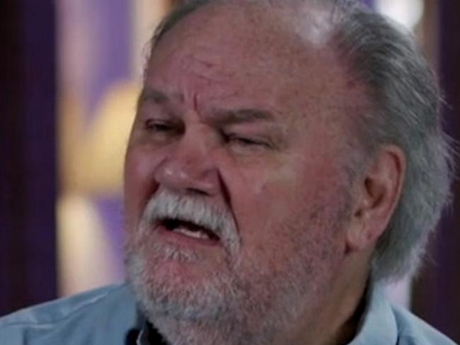 Thomas Markle and Meghan Markle in a photo shown on 60 Minutes Australia.