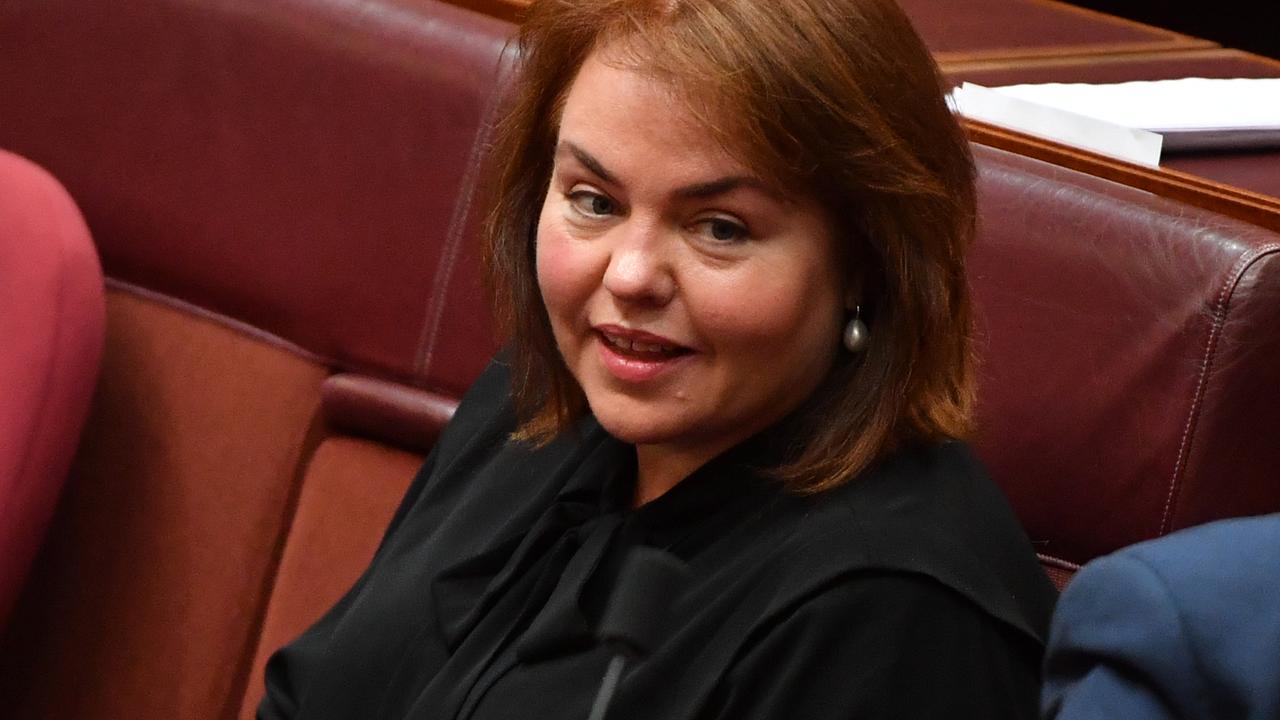 Ms Kitching in the Senate chamber. Picture: Mick Tsikas/AAP