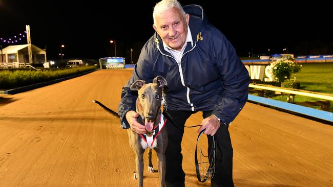 Queensland trainer Ned Snow with Pocket Money.