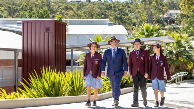 John Paul College principal Craig Merritt said his college prides itself on offering high-quality education. Picture: Supplied