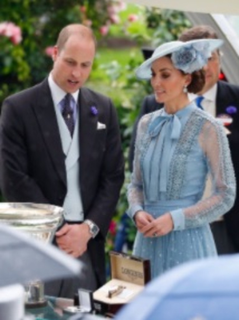 Britain's Prince William and Kate, Duchess of Cambridge. Picture: Alastair Grant/AP