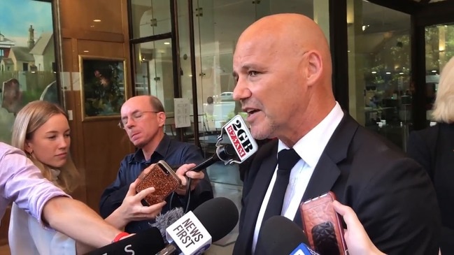 Former NSW cop Gary Jubelin speaks after hearing delayed