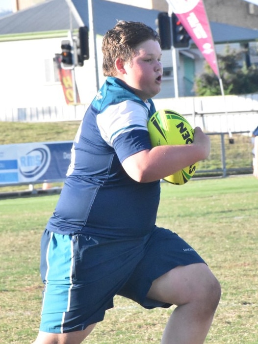Rockhampton District Secondary Schools Rugby League grand finals, Year 7C, St Brendan’s College versus Heights College, Browne Park, September 7, 2022.