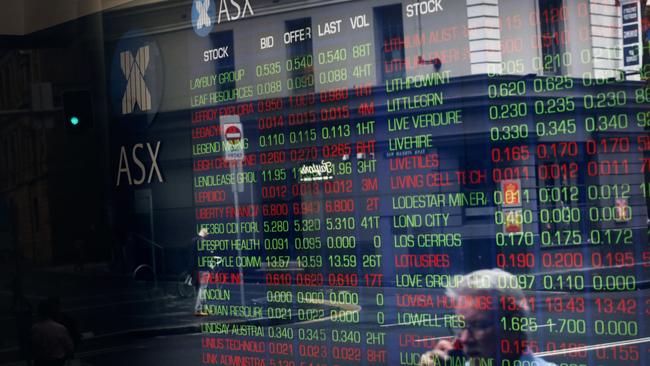 The S&amp;P/ASX 200 index hit a new record high of 7447.9 points on Tuesday before closing up 0.5 per cent at a record daily close of 7431.4. Picture: NCA NewsWire/Nikki Short