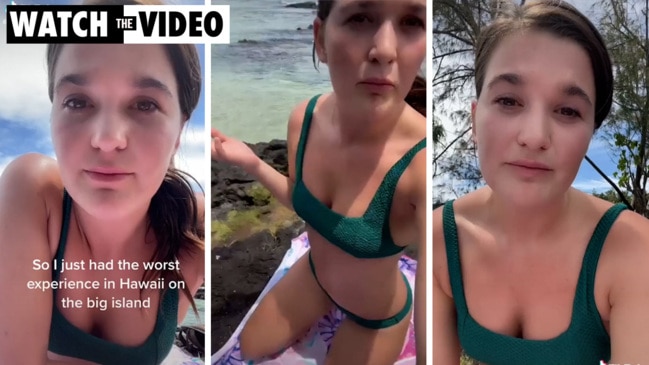 Woman forced to leave beach over bikini