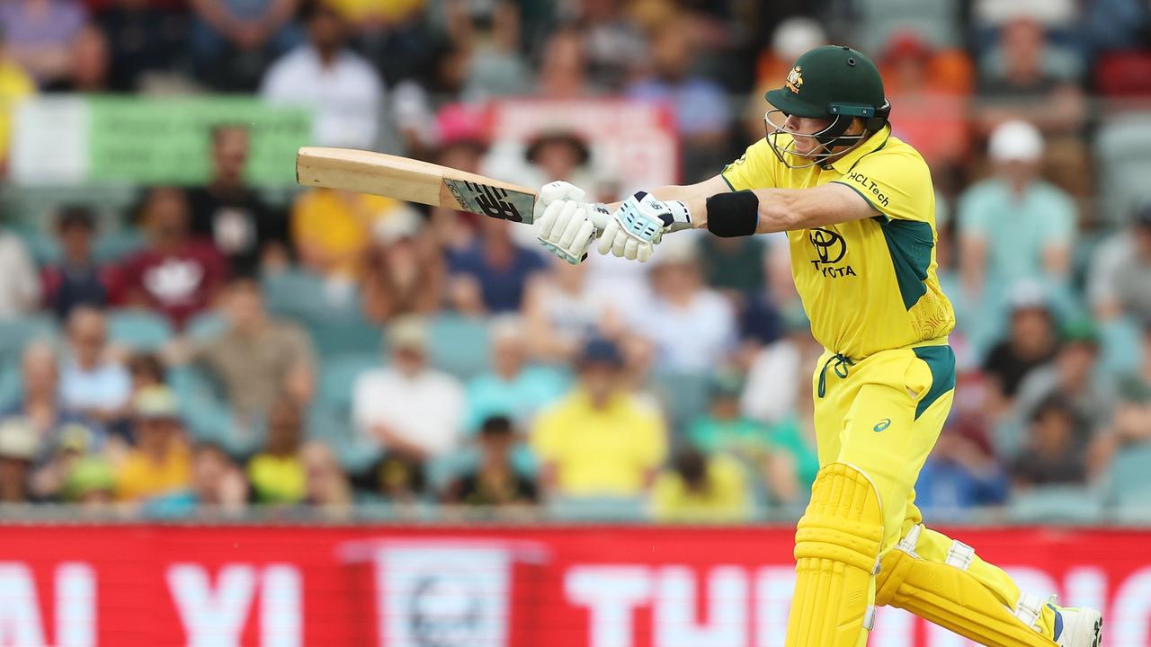 Smith in action for Australia earlier this month. Picture: Getty