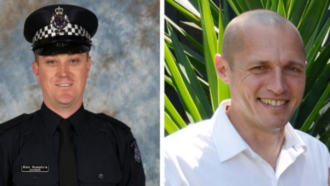 Constable Glen Humphris and Senior Constable Kevin King were killed in the Eastern Freeway crash on April 22, 2020. Picture: Supplied by Victoria Police