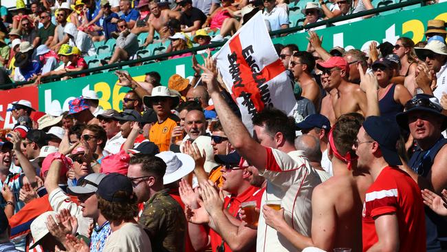 England’s Barmy Army supporter group could still make their way to Australia this summer. Picture: Damian Shaw