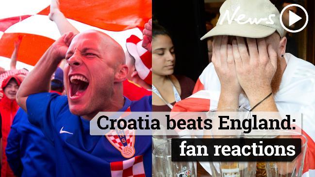 Croatia beats England: Fan reactions