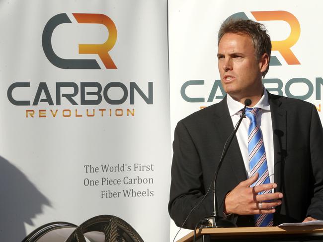 Carbon Revolution CEO Jake Dingle boasts his company’s wheel technology is world-leading.