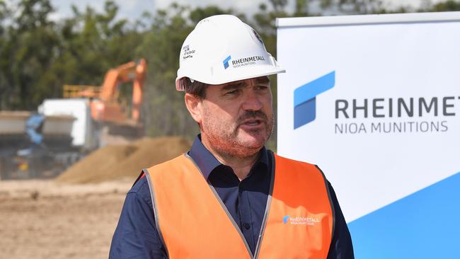 Rheinmetall NIOA Munitions (RNM) project manager Jeff Crabtree. Picture: Alistair Brightman