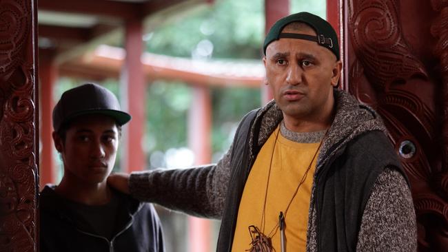 Cliff Curtis and James Rolleston in The Dark Horse. Picture: Supplied