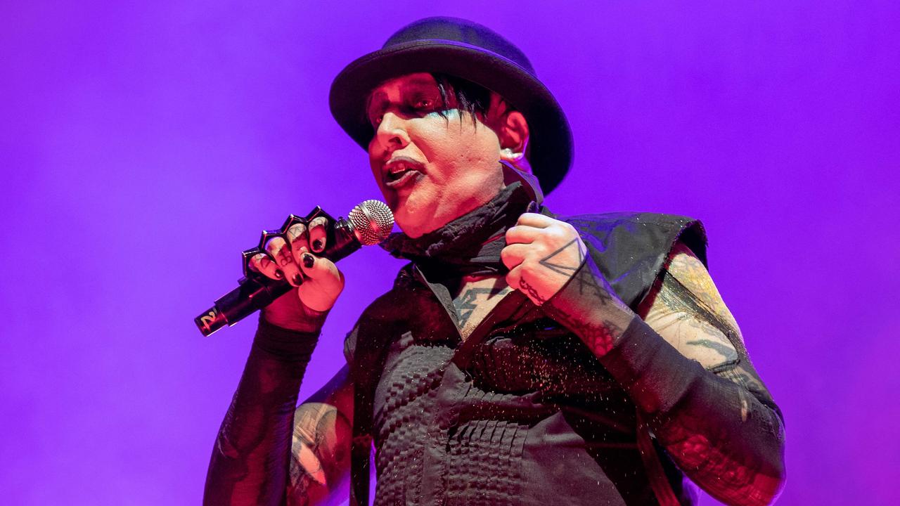 Wood met Manson at a party in Los Angeles when she was 18 and he was 37. Picture: Suzanne Cordeiro / AFP