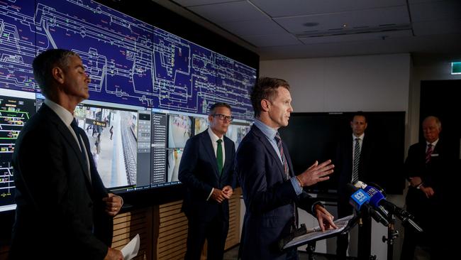 NSW Premier Chris Minns said Sydney’s train disruptions were ‘not good enough’. Picture: NewsWire / Nikki Short