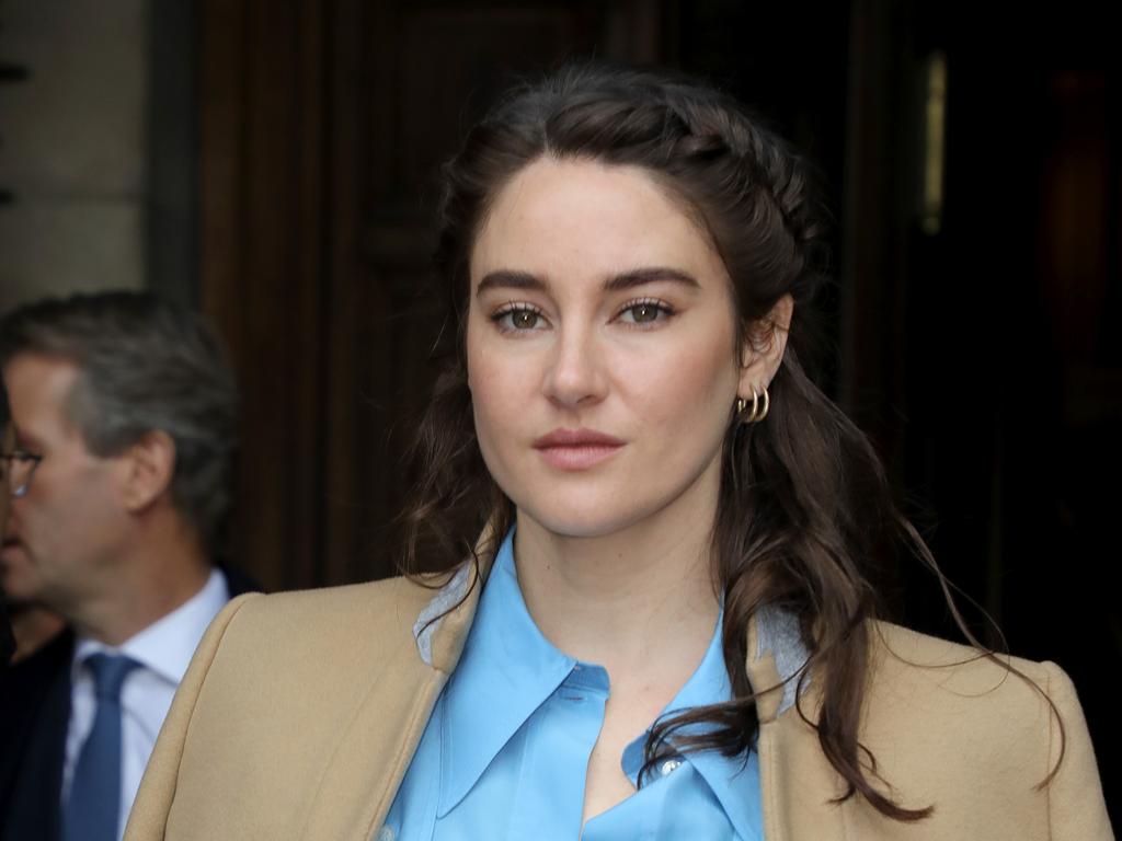 Shailene Woodley attends the Stella McCartney show.