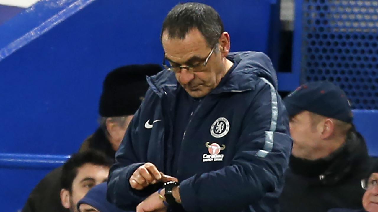 Maurizio Sarri is coming under increasing pressure as Chelsea boss.