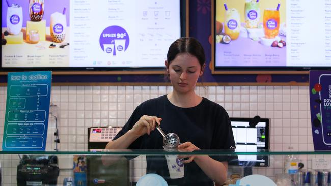 Many hospitality and retail workers are on the minimum wage. Picture: Gaye Gerard
