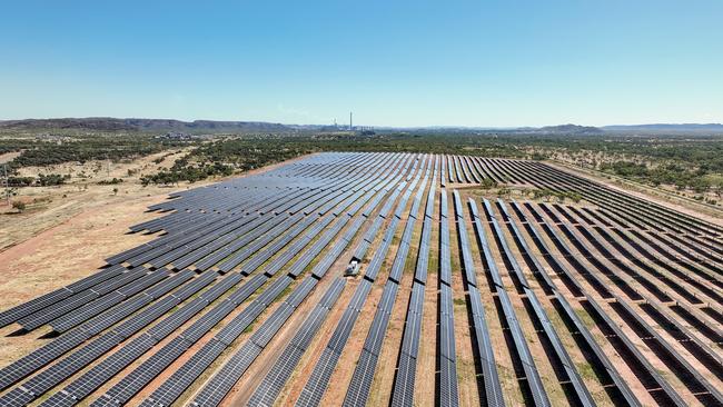 APA Group's solar farm in northern Queensland. Picture: Supplied