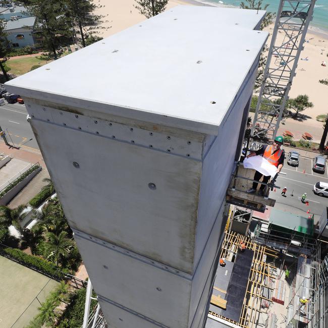 The top of the Luna tower. Picture: Glenn Hampson