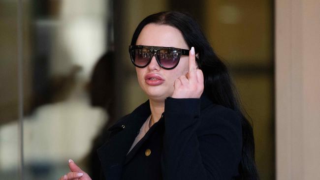 Queensland MP Jason Costigan’s daughter Brianna Grace Costigan, pictured, leaving the Downing Centre Local Court on Monday. She has pleaded guilty to supplying cocaine on two occasions. Picture: NCA NewsWire/Bianca De Marchi