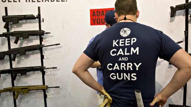 Attendee at the NRA conference. Photographer: Daniel Acker/Bloomberg via Getty Images