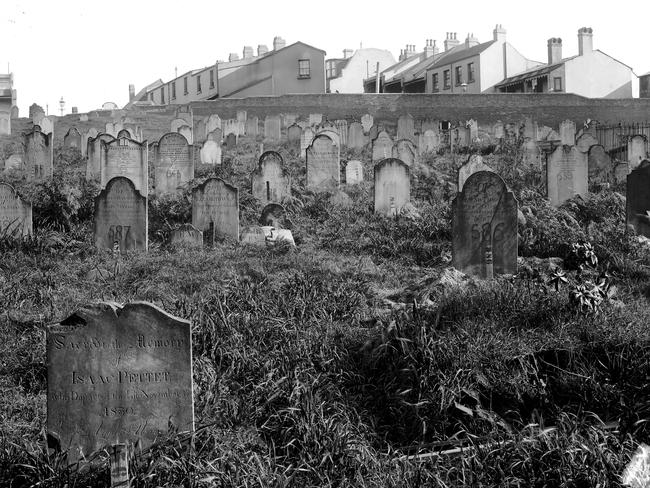 Tombstone’s at the cemetery. Picture: Supplied